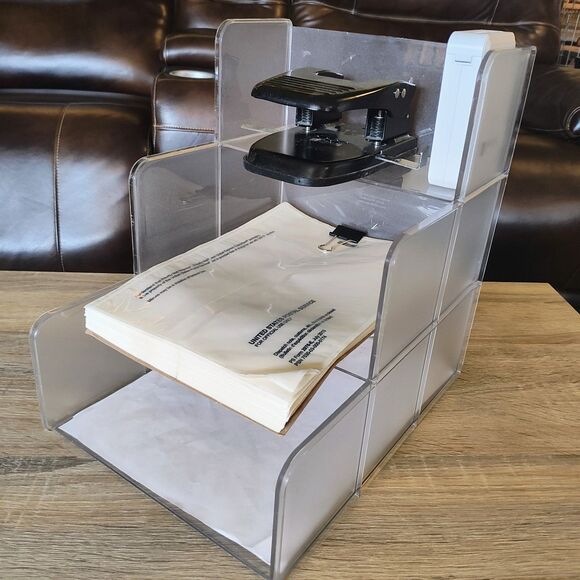 DISCONTINUED - Rubbermaid Shelf Saver Desktop Organizer - 3 Shelves - Picture 6 of 7